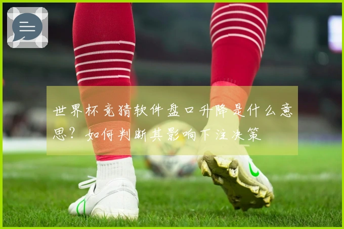 世界杯竞猜软件盘口升降是什么意思?如何判断其影响下注决策